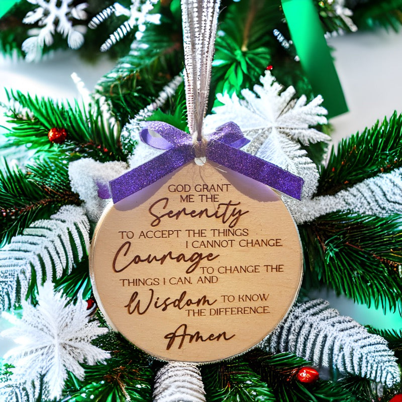 Serenity Prayer Ornament