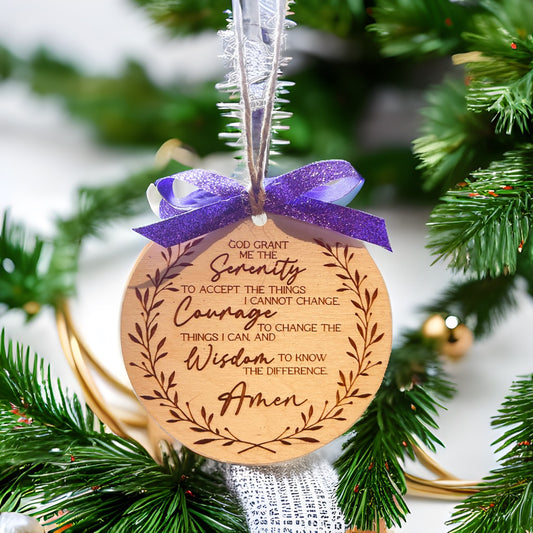 Serenity Prayer Ornament