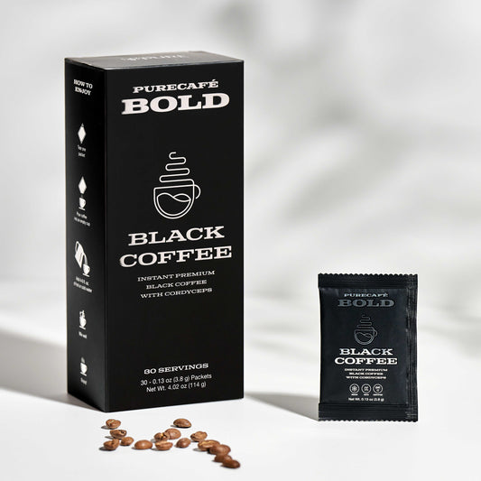 PureCafé Bold - Black Coffee with Cordyceps