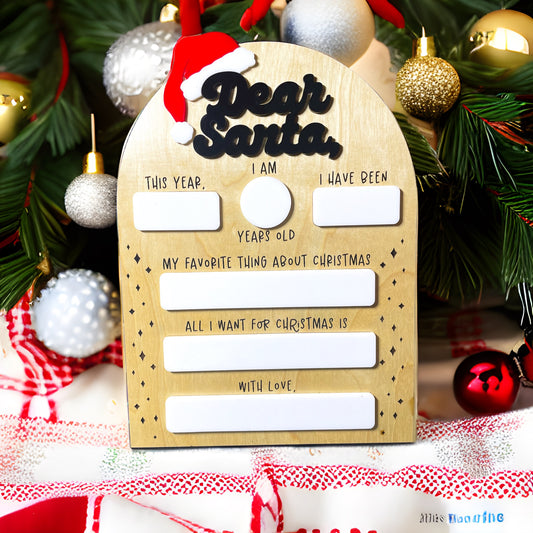 Dear Santa Sign