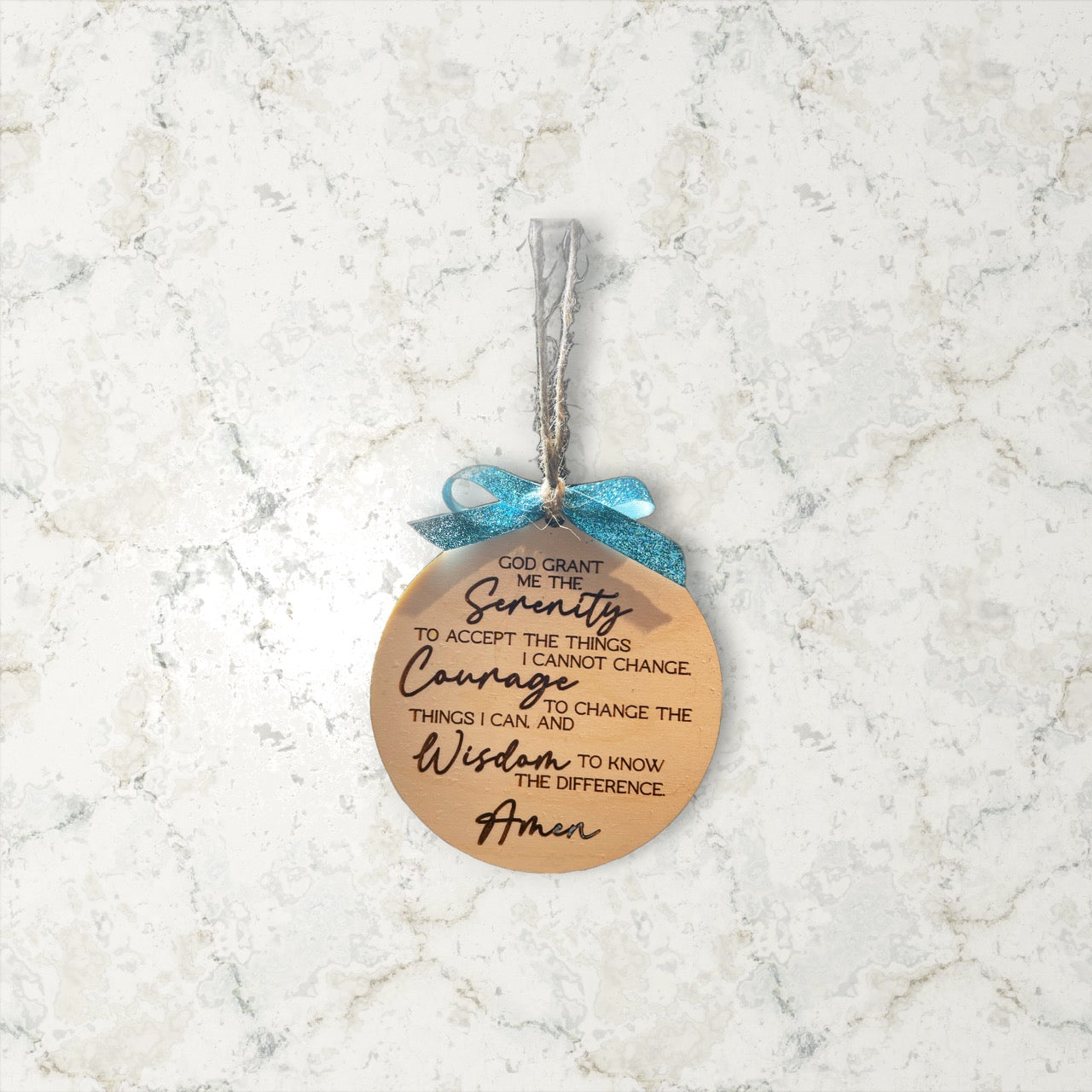 Serenity Prayer Ornament