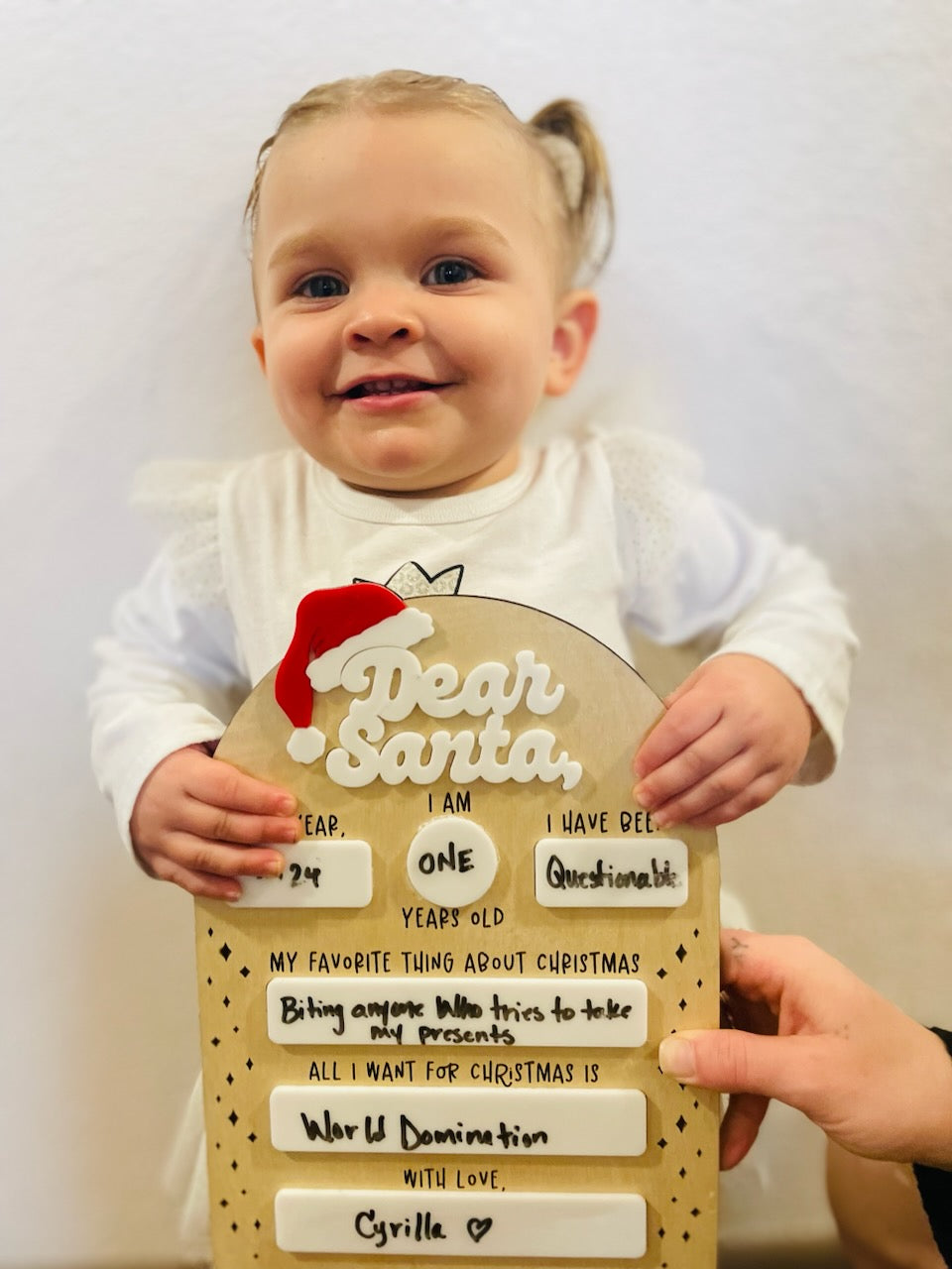 Dear Santa Sign
