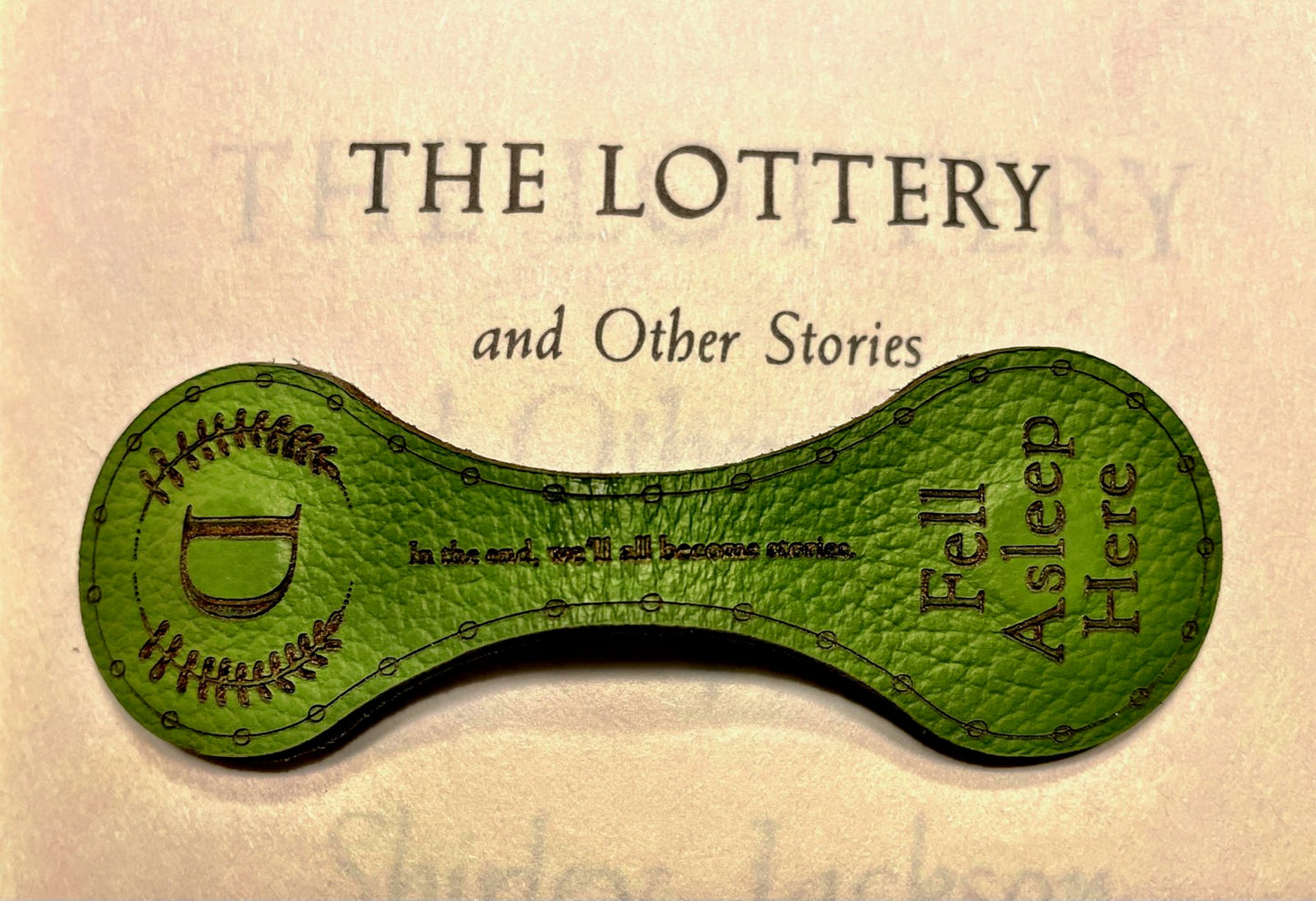 Leather Magnetic Bookmark