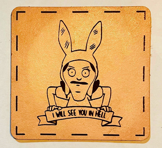 Louise Belcher "I Will See You In Hell" Hat Patch
